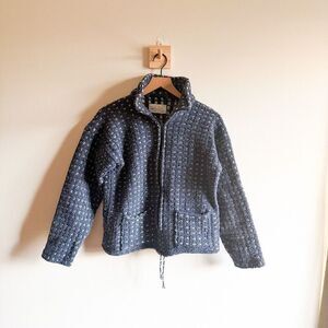 Norskwear Classic Norwegian Wool Zip Up Sweater Size S